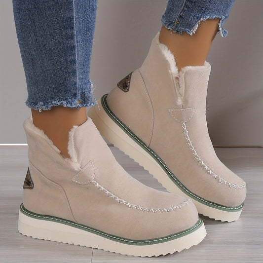 Damen Schnürstiefeletten – Warm gefüttert & bequem für den Alltag