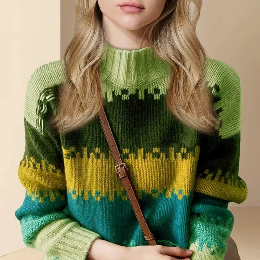 Damen Strick Rollkragenpullover – Weicher Pullover im klassischen Design