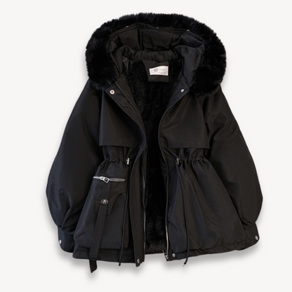 Damen Winter Parka mit Kapuze – Warme Jacke für kalte Tage