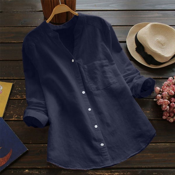 Dana | Leichtes Damen-Leinenhemd im sommerlichen Stil mit lockerer Passform