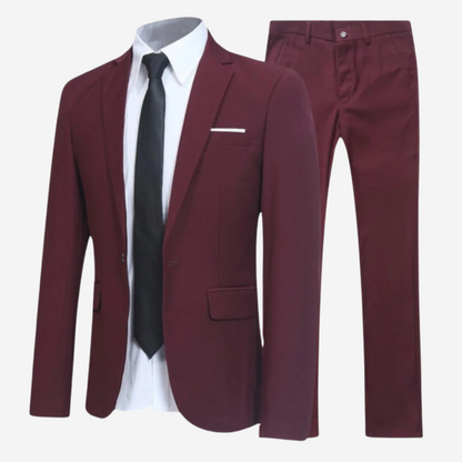 David | Zweiteiliger Herrenanzug im Slim Fit mit Blazer und Hose