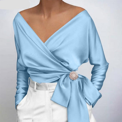 Davina | Seidenbluse für Damen | Luxuriös, elegant & vielseitig kombinierbar