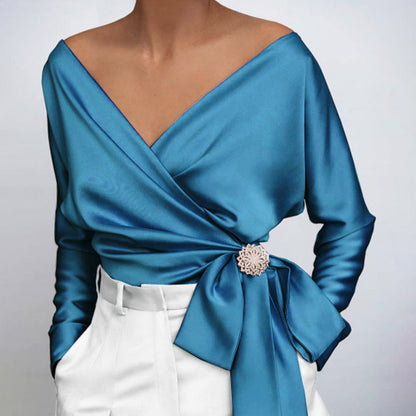 Davina | Seidenbluse für Damen | Luxuriös, elegant & vielseitig kombinierbar