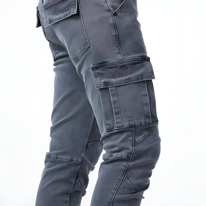Edvard | Stretch-Cargo-Hose für Herren mit Comfort-Fit und praktischen Taschen