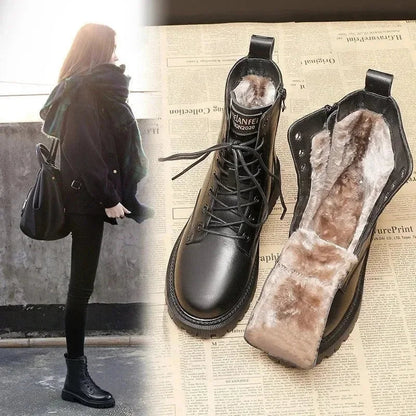 Elegante Winterstiefel mit Warmfutter - Stilvoll und Bequem für Frostige Tage