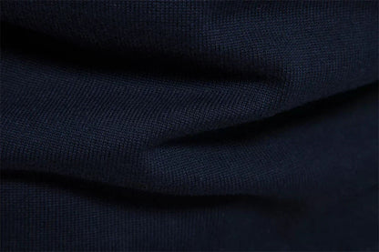 Eleganter gestreifter Slim-Fit Herrenpullover mit Reißverschluss – Stil trifft Komfort