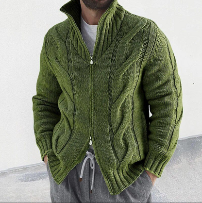 Eleganter Herren-Cardigan aus hochwertiger Wolle – Stilvoll und warm