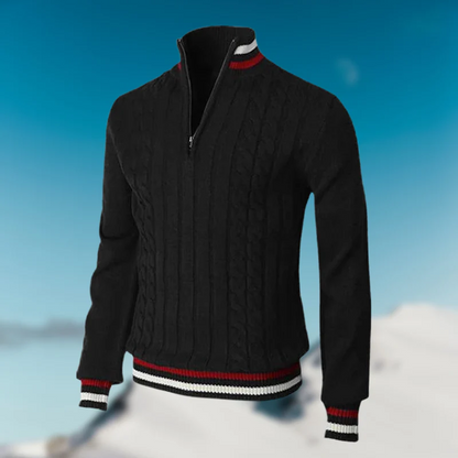 Eleganter Herrenpullover mit klassischem Kragen für jeden Anlass