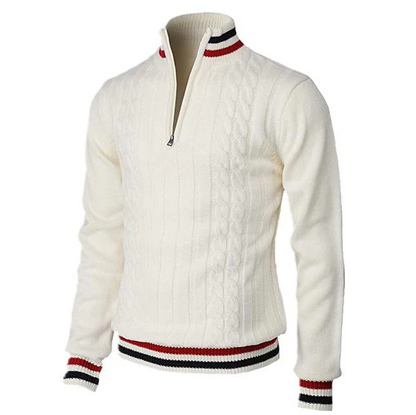 Eleganter Herrenpullover mit klassischem Kragen für jeden Anlass