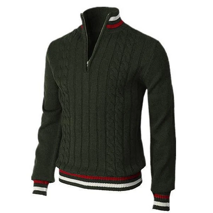 Eleganter Herrenpullover mit klassischem Kragen für jeden Anlass