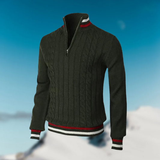 Eleganter Herrenpullover mit klassischem Kragen für jeden Anlass