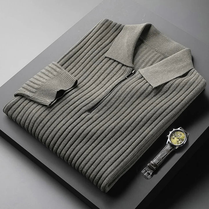 Eleganter Polokragen-Pullover für Herren – Ideal für stilvolle Freizeitlooks