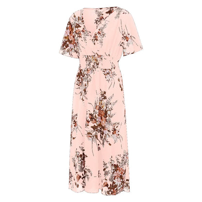 Elegantes langes Sommerkleid | Damen Maxikleid im Vintage-Stil