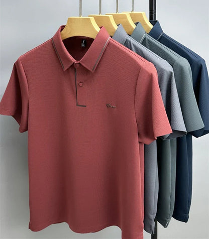 Elias Herren Polo-Shirt | Klassisches Poloshirt mit Kragen in vielen Farben
