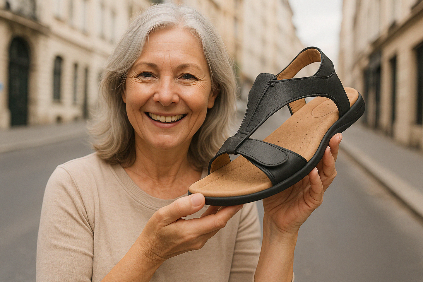Elisa | Damen-Sandalen mit ergonomischem Fußbett – bequem, stabil und modern