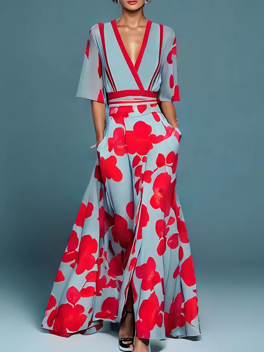 Elisa – Elegantes Florales Kleid für Damen – Raffiniert, bequem & ideal für besondere Anlässe