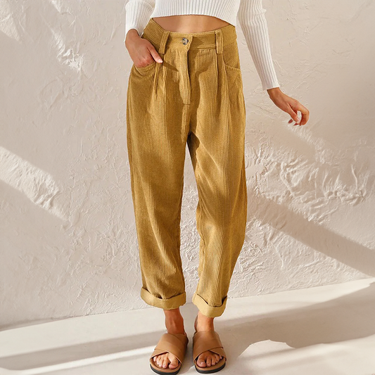 Elise | Lässige Cordhose für Damen | Bequem, stilvoll & vielseitig