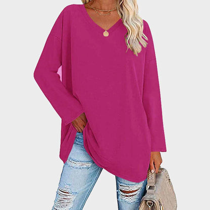 Emilia | Elegante Damen bluse mit langen Ärmeln | Stilvoll, vielseitig & bequem