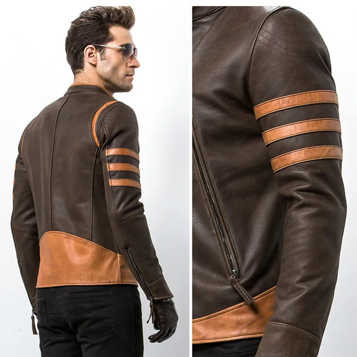 Exklusive Lederjacke für Herren im modernen Stil