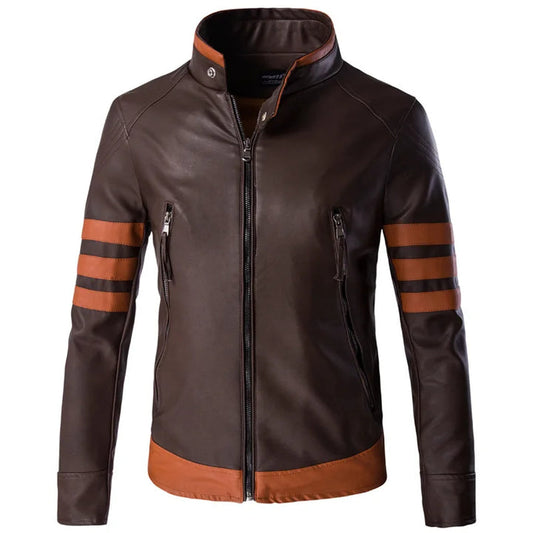 Exklusive Lederjacke für Herren im modernen Stil