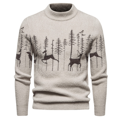 Festlicher Herrenpullover mit Weihnachtsdesign – Stilvoll und Bequem für die Feiertage