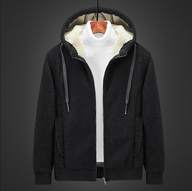 Kuscheliger Herren-Hoodie mit Reißverschluss für kalte Tage