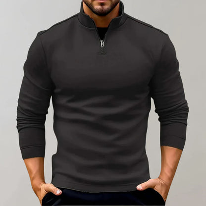 Kuscheliger Winterpullover mit praktischem Reißverschluss
