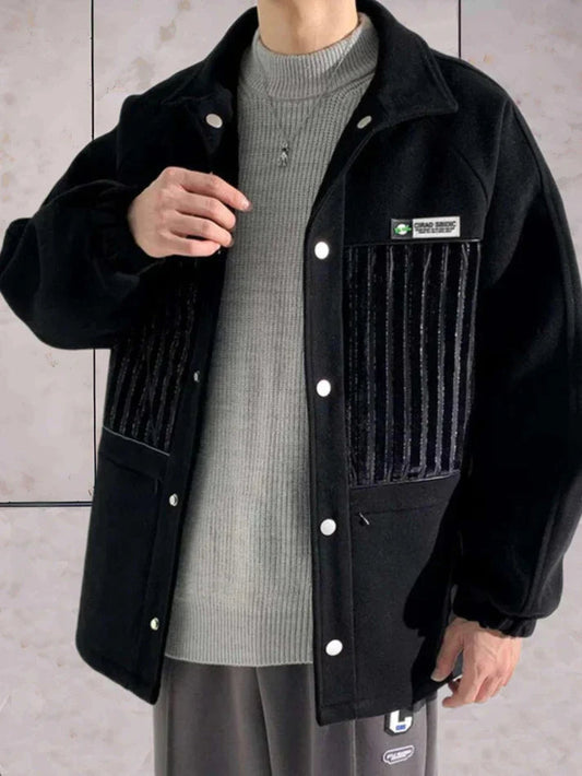 Lässige Cordjacke für Herren