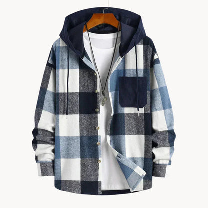 Lässiges Herren-Kapuzensweatshirt aus weichem Flanell in lockerer Passform