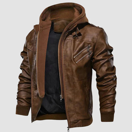 Leder-Motorradjacke für Herren – Stilvoll und Funktional