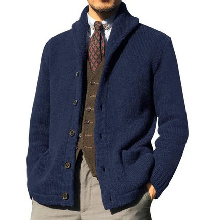Modische Herren Strickjacke mit Knopfdetails für jeden Anlass