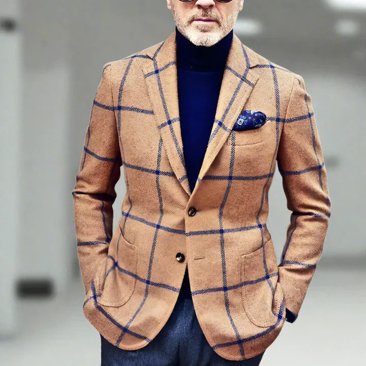 Modischer Karo-Blazer für Herren – Stilvoll & Vielseitig