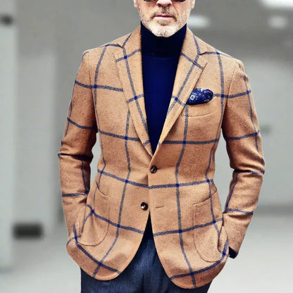 Modischer Karo-Blazer für Herren – Stilvoll & Vielseitig