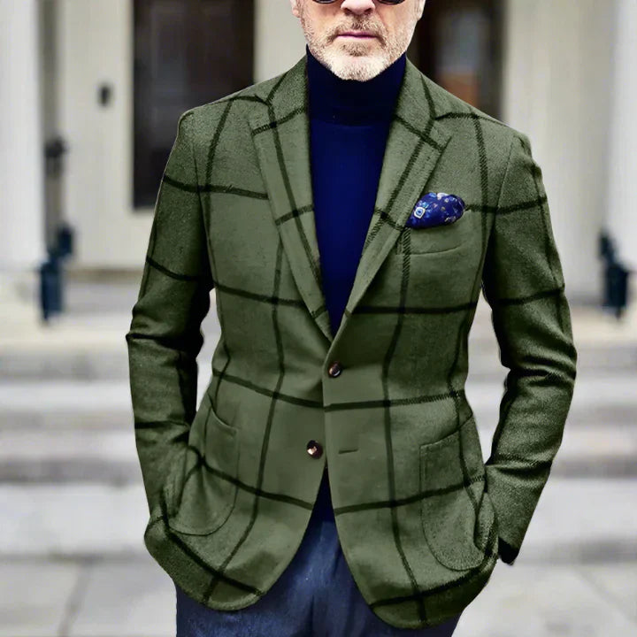 Modischer Karo-Blazer für Herren – Stilvoll & Vielseitig