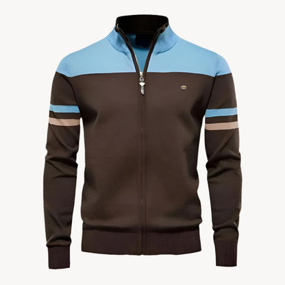 Retro-Streifenjacke für Herren – Stilvoll und Zeitlos