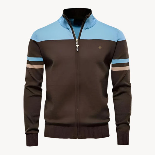 Retro-Streifenjacke für Herren – Stilvoll und Zeitlos