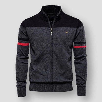 Retro-Streifenjacke für Herren – Stilvoll und Zeitlos