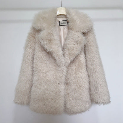 Stilvolle Damen Kurzjacke aus Kunstpelz in verschiedenen Farben