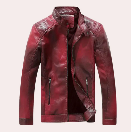 Stilvolle Stehkragenjacke für Herren