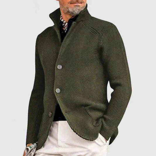 Stilvoller Herren-Cardigan mit Knopfverschluss für jede Gelegenheit