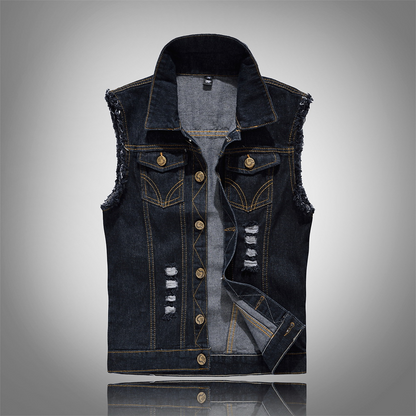 Stylische Denim-Weste für Herren | Lässig, vielseitig & komfortabel