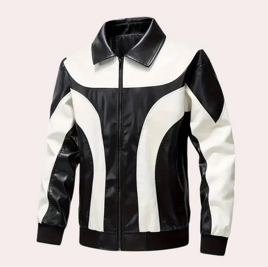 Stylische Herrenjacke mit praktischem Reißverschluss