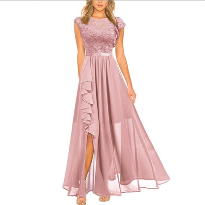 Thalia | Elegantes Damen Maxikleid mit Spitzeneinsätzen | Zeitlos, romantisch & fließend