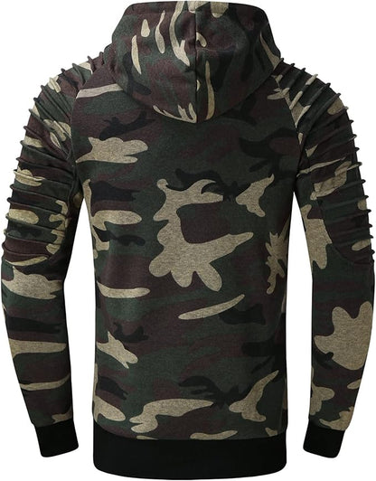 Trendiger Camouflage-Pullover für modebewusste Männer