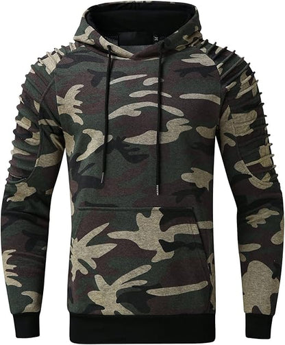 Trendiger Camouflage-Pullover für modebewusste Männer