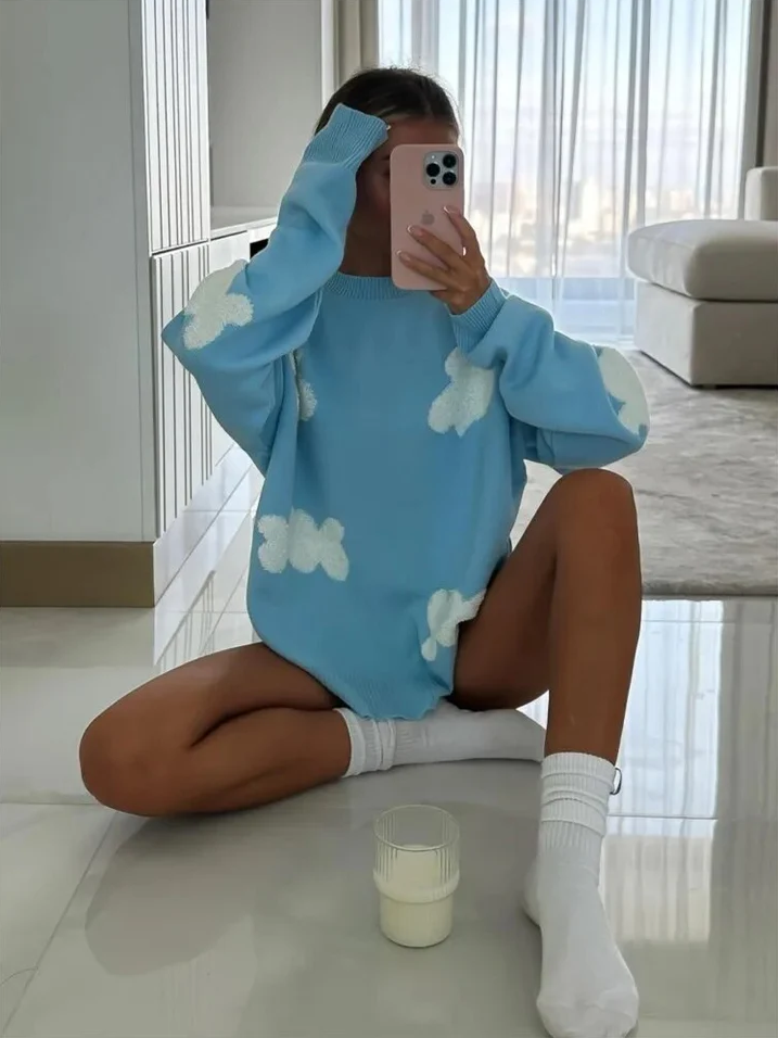 Übergroßer Kuschelpullover für entspannte Tage