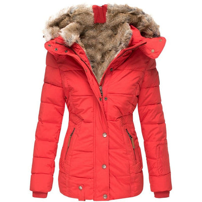 Wintermantel Damen – Warm, wasserdicht & gefüttert mit Fell